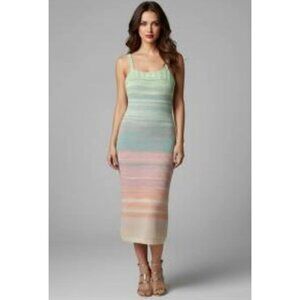 525 AMERICA Ombre Knit Midi-Dress NWT $158 XS